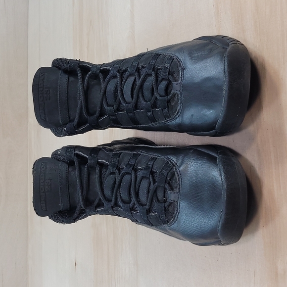 Nike Air Jordan 10 Retro GS Black Suede/Leather Vintage Sneakers 050406 - Picture 3 of 10
